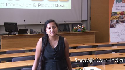 FIPDes Student : Sarabjit Kaur