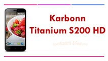 Karbonn Titanium S200 HD Specifications & Features