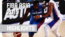 Kuwait v Philippines - Group B - Game Highlights - 2015 FIBA Asia Championship