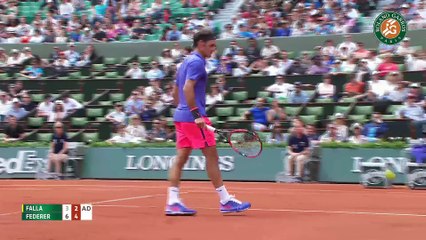 63. R. Federer v. A. Falla 2015 French Open Men s Highlights   R128