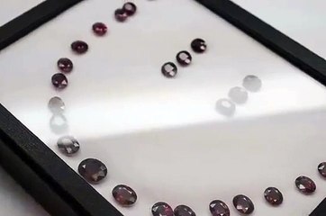 Buy Loose Rhodolite Garnet Beautiful necklace set - 100.03 carats - 27 pcs