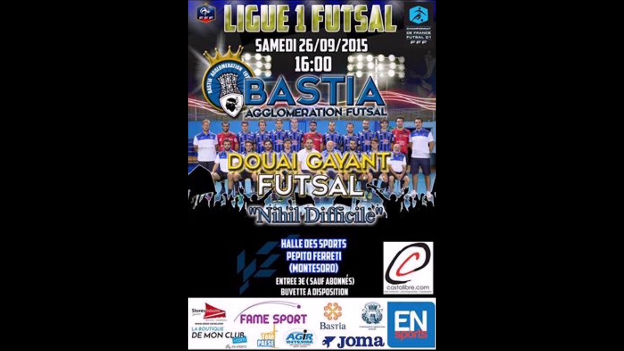 /J - 1/ Teaser, Douai Gayant se déplace à Bastia : A la VICTOIRE qui compte !!!... Allez Douai ! Allez Gayant !