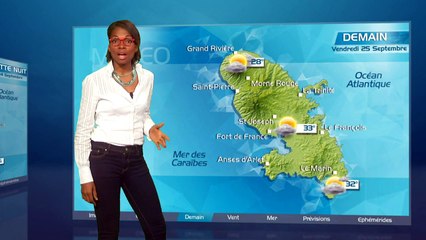 Le Bulletin Météo du Jeudi 24 Septembre 2015