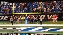 LiveLeak.com - WOW ! Justin Tucker 61 yard field goal ravens win 18-16 over lions