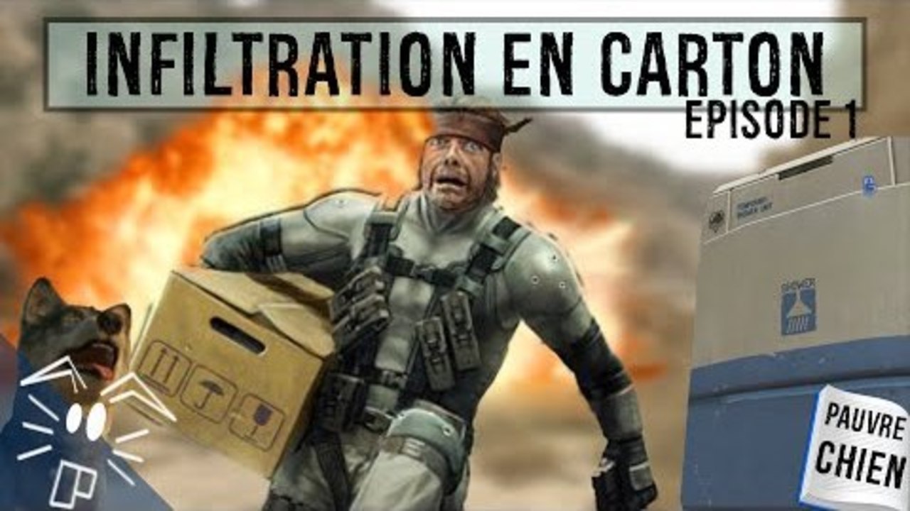 Infiltration en carton ! "Metal Gear Solid V"