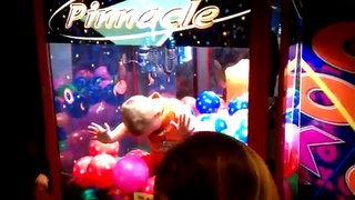 Kid Trapped Inside a Claw Machine