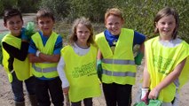 Vindecy : les écoliers nettoient les bords de Loire, ils racontent...