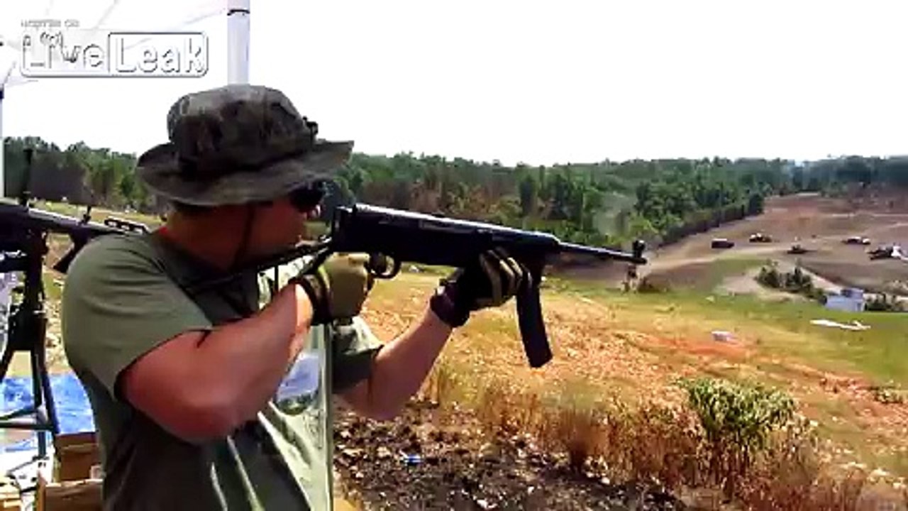 LiveLeak.com - 9mm round blows up in guys face
