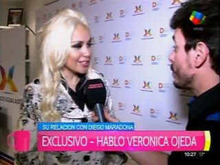 Verónica Ojeda responde todo sobre Maradona