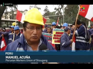 Peru: Shougang Mine Workers Strike Enters 4th Day