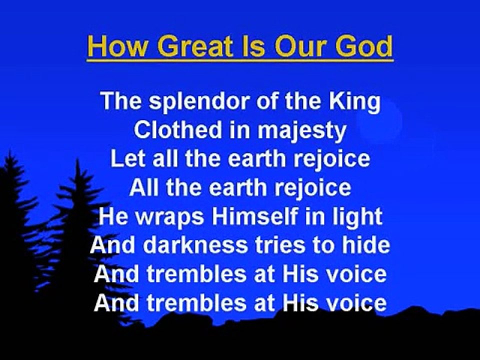 How Great Is Our God Worship Song