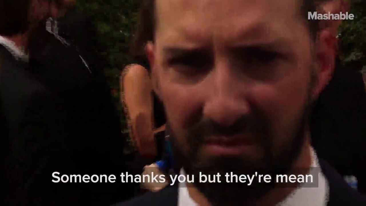 Celebrities show off bizarre Emmy reactions on the red carpet