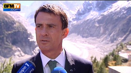 Valls: "Le réchauffement climatique est une réalité qui pèse sur la nature"