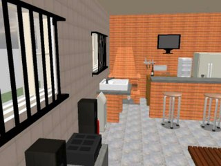 Sweet Home 3D- Garagem com churrasqueira