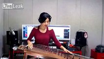 Korean Girl Performs All Along The Watchtower On Gayageum
