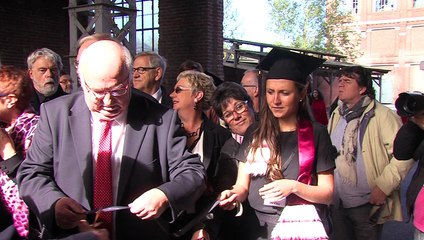 Costa Gavras inaugure Creative Mine  à Arenberg