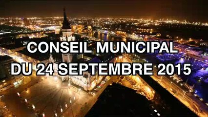 Conseil municipal de Dunkerque du jeudi 24 septembre 2015