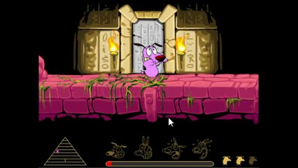 Cartoon Network Games: Courage The Cowardly Dog - Pharaoh Phobia