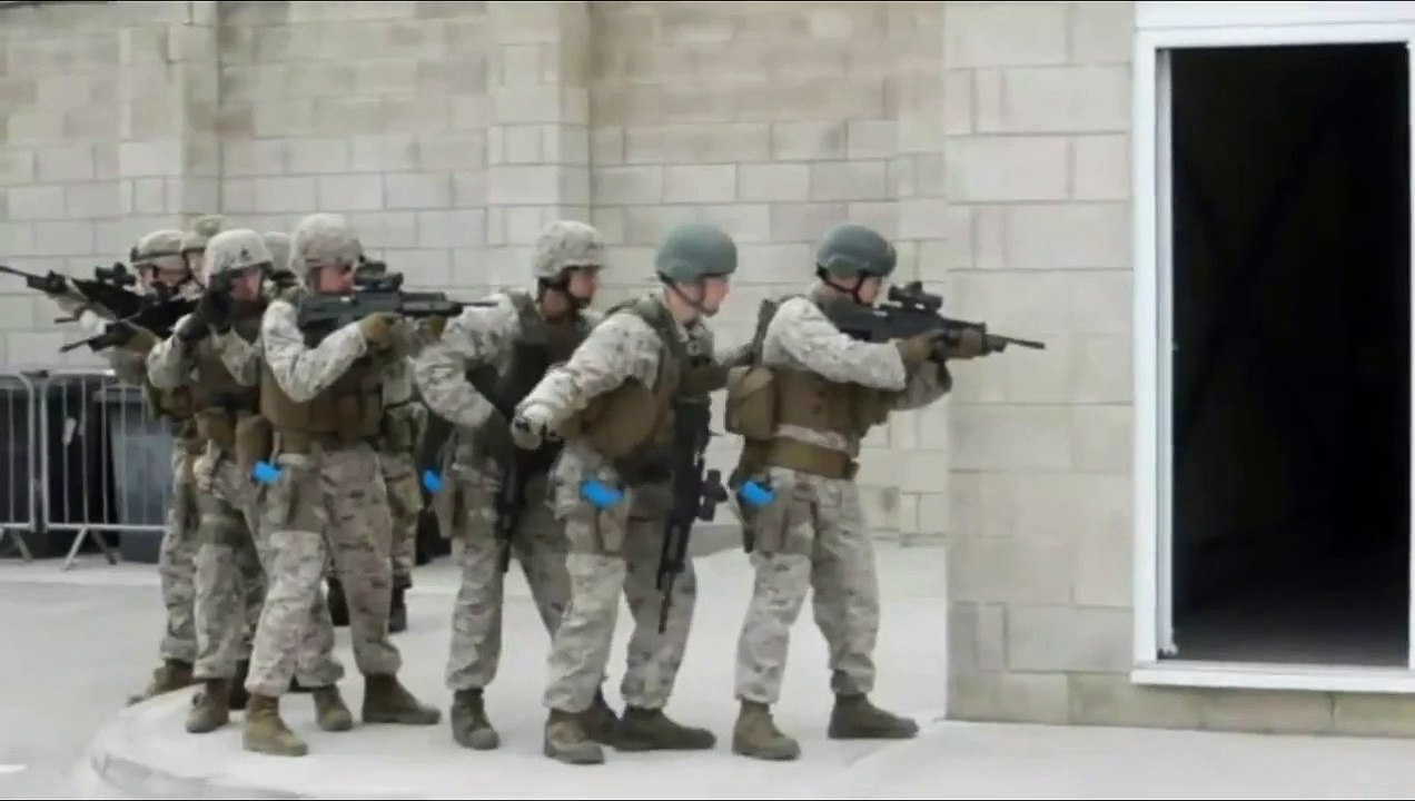 Entrainement raté de soldats américains et anglais