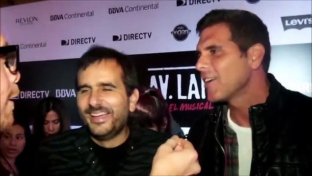 Giovanni Ciccia y Christian Meier - Alfombra roja 'Av. Larco'