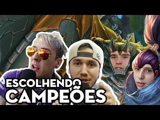 GANK E KILL - ESCOLHENDO CAMPEÕES - AGE CAMPINAS