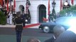 Chinese President Xi Jinping greeted on the South Lawn of the White House