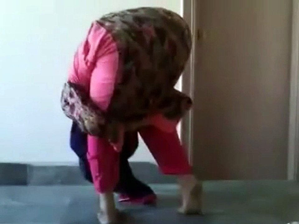 What is she doing ???