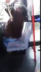 WTF - Man High as Fuck on Public Bus