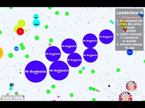 Agar.io World record highest score - Solo Gameplay