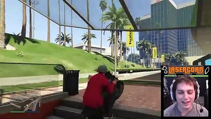 WACKY WALL RACE IN GTA 5 (Grand Theft Smosh)