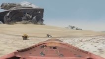 Landspeeder Tour of Star Wars Battlefront & Force Awakens Jakku (Battle of Jakku DLC)