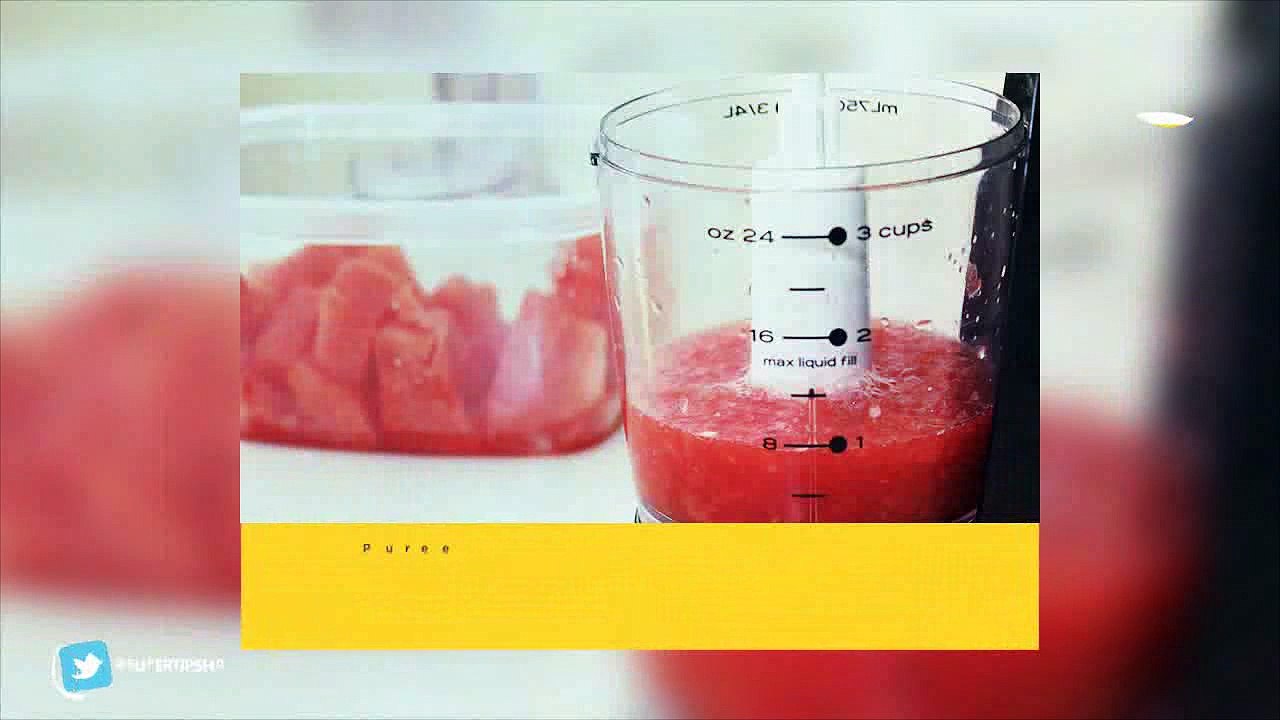Watermelon And Tomato Salad in Five Steps