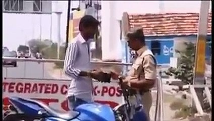 Amazing Indian Funny Policeman - Generous Man Really Good Person
