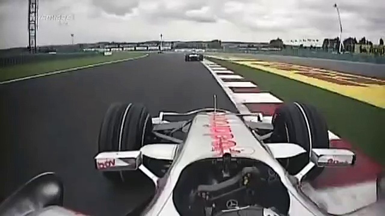 2007 French GP- Alonso vs Heidfeld pt.1