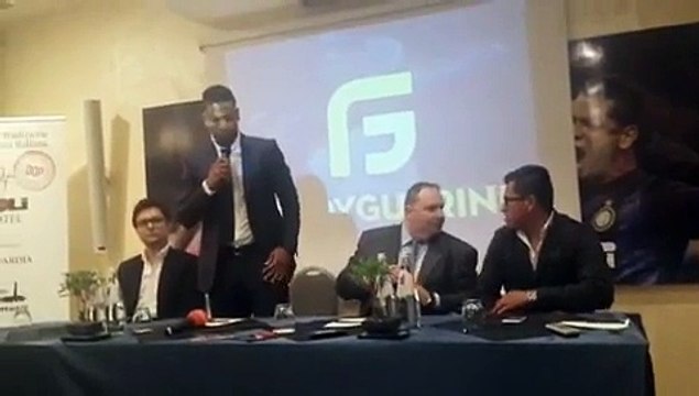 Le parole di Guarin alla presentazione del suo sito