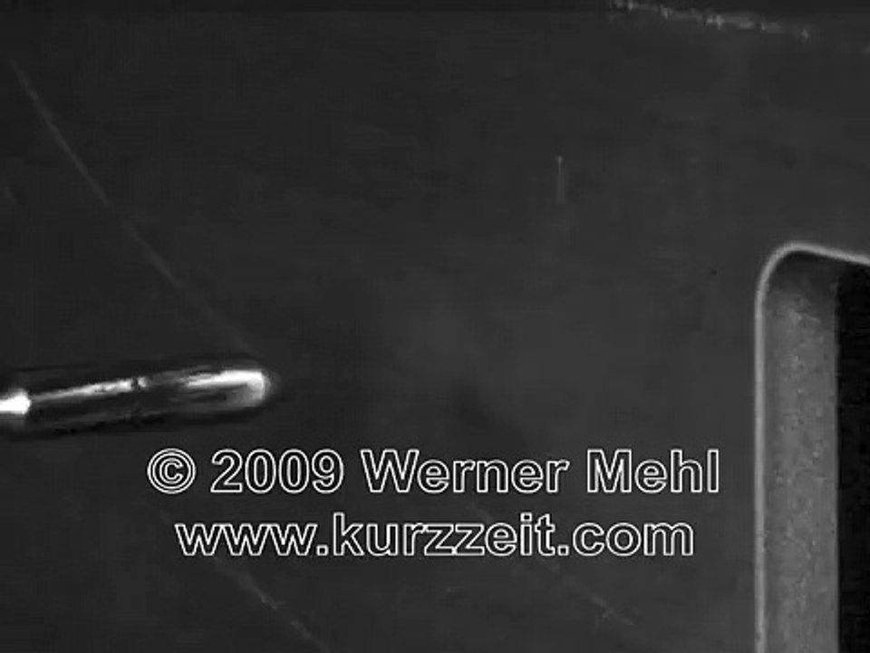 Bullet impacts in slow motion [1.000.000 FPS]