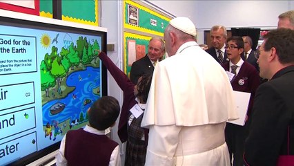 Visit  to "Our Lady, Queen of the Angels" School and meeting with children and families of migrants in New York (Harlem) (REPLAY) (2015-09-25 22:00:36 - 2015-09-25 23:04:25)