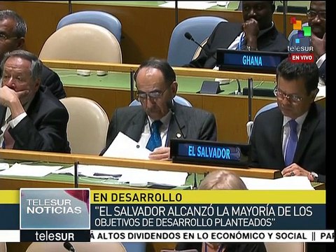 ONU: llama Cerén a unir esfuerzos para lograr objetivos de 2030