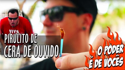 Pirulito de Cera de Ouvido