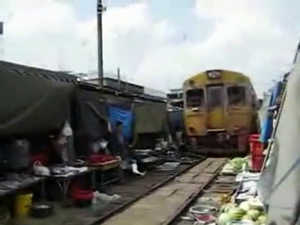 Marché insolite à Bangkok