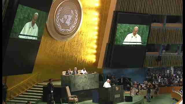 El papa dice no a países con privilegios en la ONU y organismos financieros