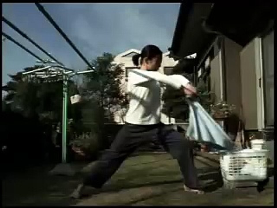 Comment étendre le linge comme un ninja ?