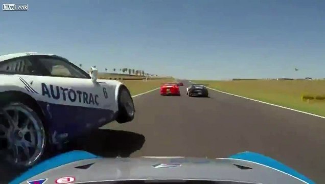 accident - Porsche GT3 Cup, Goiania, Brazil Pedro Piquet flips over 9 times