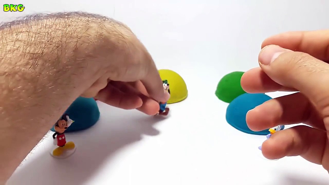 Play Doh Colorful Surprise Eggs Mickey Mouse Clubhouse Donald Duck And Friends - Best Kid Games