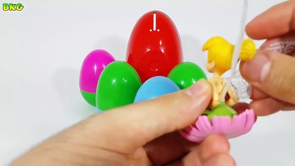Colorful Surprise Eggs Inside Out Home Jake And Neverland Spongebob Big Hero Baymax Tinker Bell