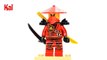 LEGO Ninjago in Jingasa War Hat & 2015 Zukin Robes MOC Minifigures w/ Master Wu & Skylorw/