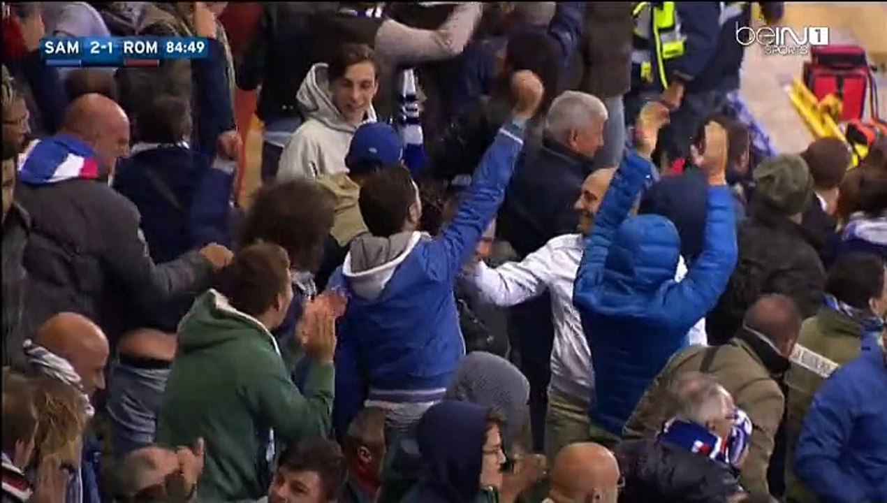 But de Manolas contre son camp ( 2-1 )