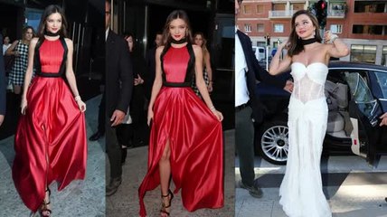 Miranda Kerr est sublime à la Semaine de la Mode à Milan