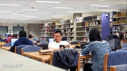 WATCHING PORN IN THE LIBRARY PRANK!