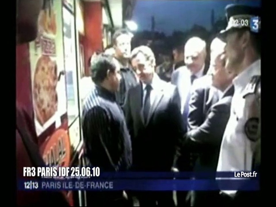 Un journaliste giflé et un jeune battu par le service d'ordre de Sarkozy